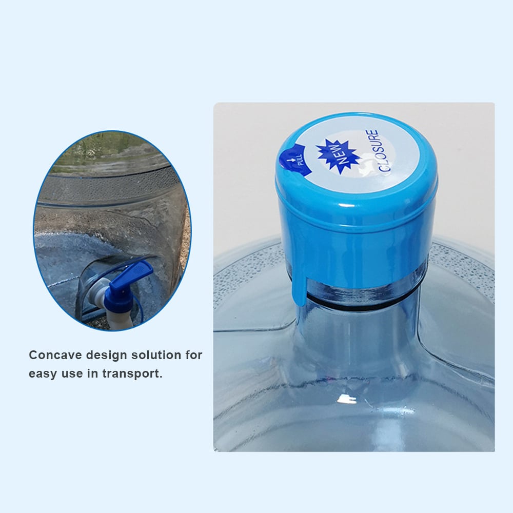 Wholesales Plastic Pails Drums Food Grade Outdoor Drinking Household Faucet Water Dispenser Mineral Water Bucket factory