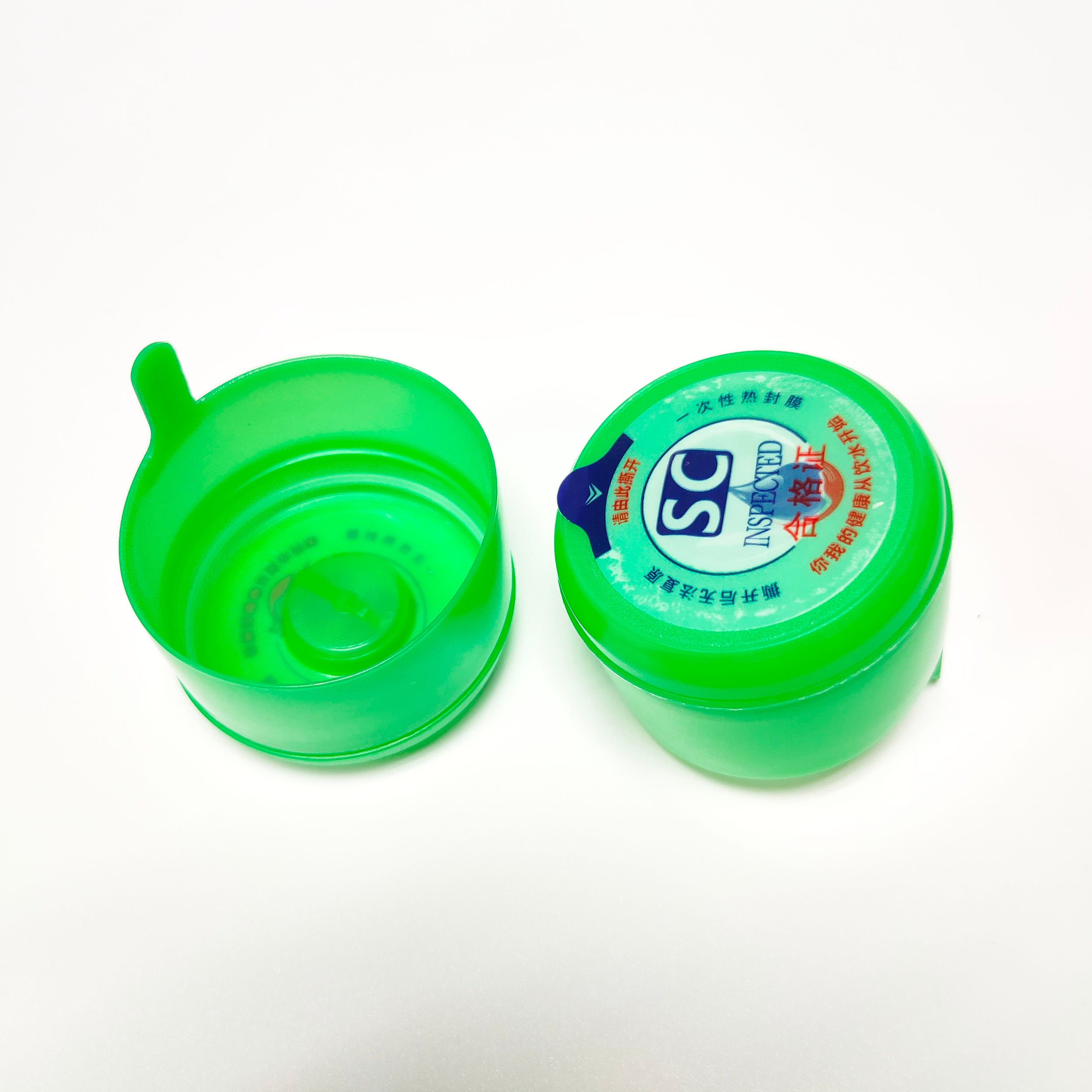 Water Jug Cap Bottle Water Dispenser Caps Silicone 3 and 5 Gallon Reusable Replacement Non Spill Bottle 55mm PE Plastic Popular manufacture