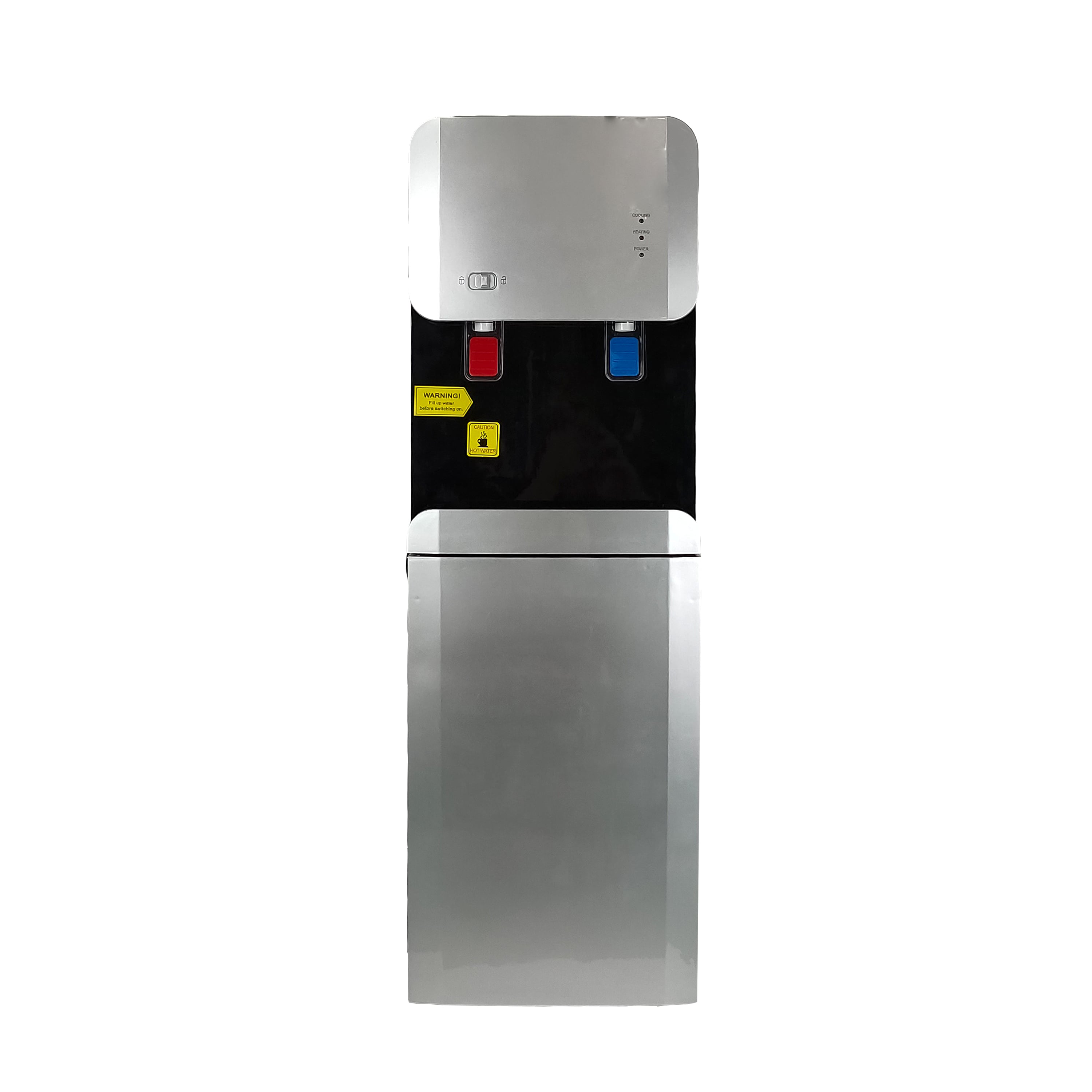 new korean hot and cold child lock vertical Water Dispenser with refrigerator factory