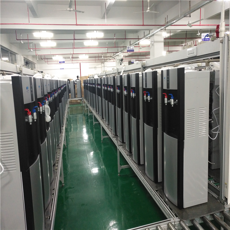 new korean hot and cold child lock vertical Water Dispenser with refrigerator manufacture