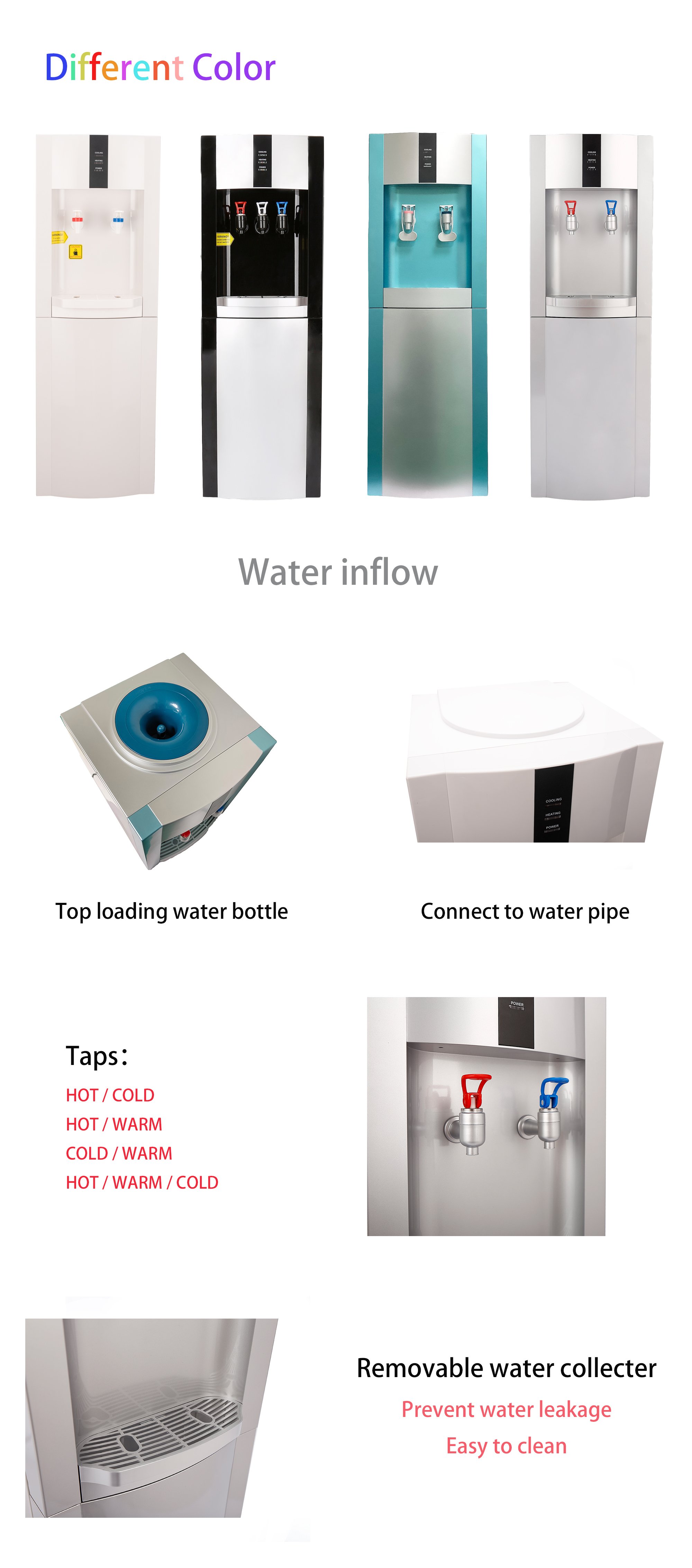 Popular Low Price Customized Standing Type Water Cooler Water Dispenser supplier