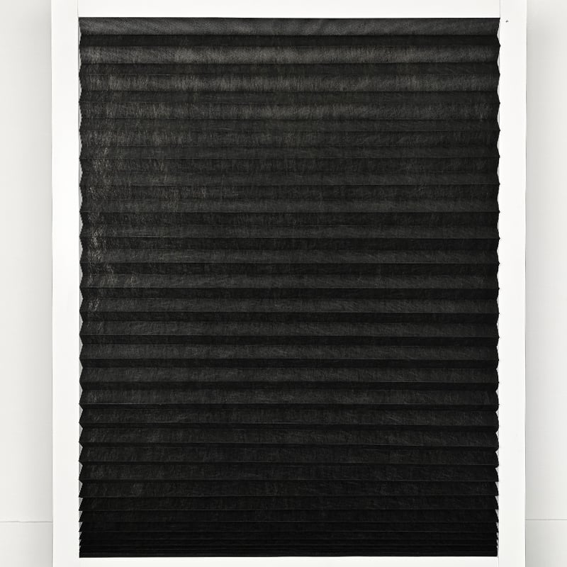 Everyday Use Simple Style Vertical Pattern Shade Built-In Black Non-Woven Fabric with Pinhole Technique for Simple Style manufacture