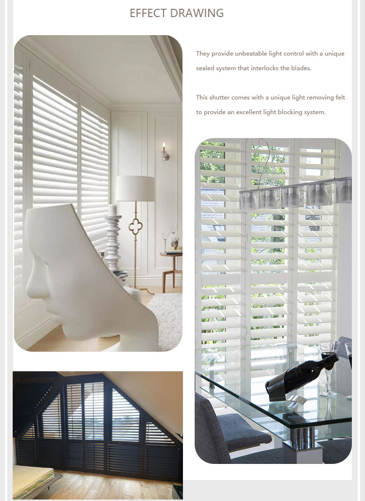 Ashwood Daily Use Horizontal Shutter Darker Color with Distinct Wood Grain Pattern manufacture