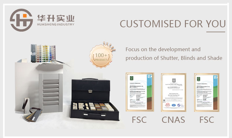 Ashwood Daily Use Horizontal Shutter Darker Color with Distinct Wood Grain Pattern supplier