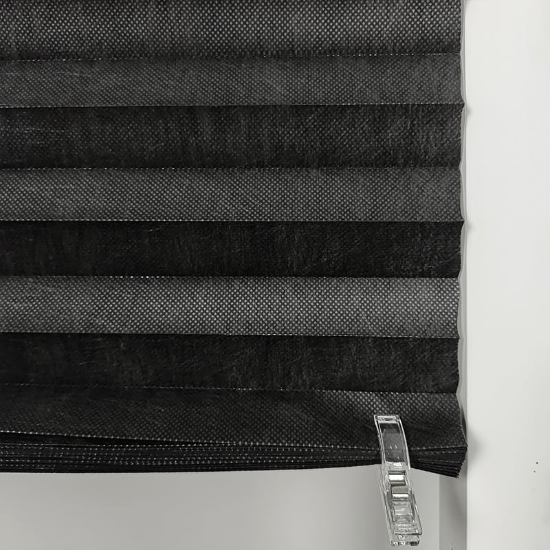 Everyday Use Simple Style Vertical Pattern Shade Built-In Black Non-Woven Fabric with Pinhole Technique for Simple Style manufacture