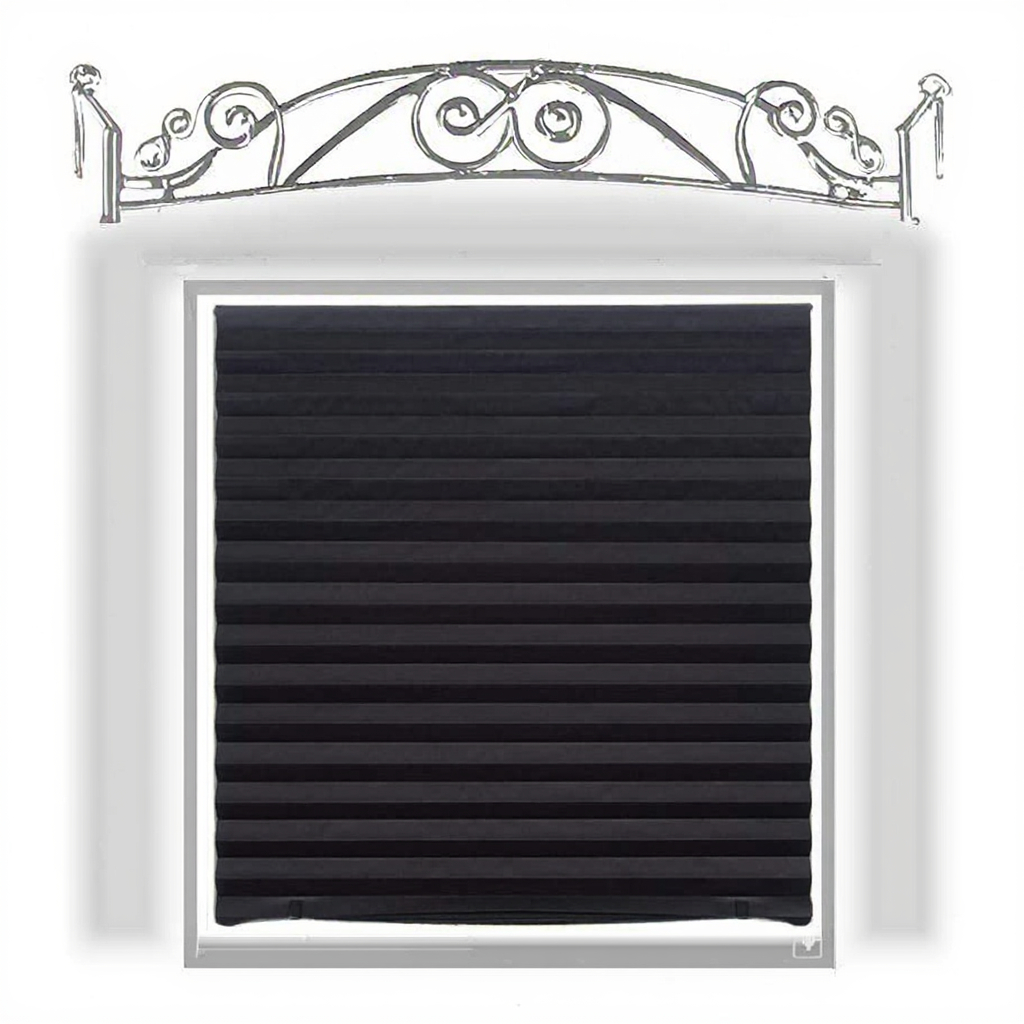 Durable Modern Metal Paper Shade for Home Windows No Tools Required Original Room-Darkening Paper Shades with Horizontal Pattern factory