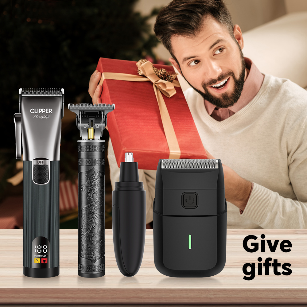 product rechargeable electric hair for clipper set new model barber hair trimmer with led display for household and hotel use-16