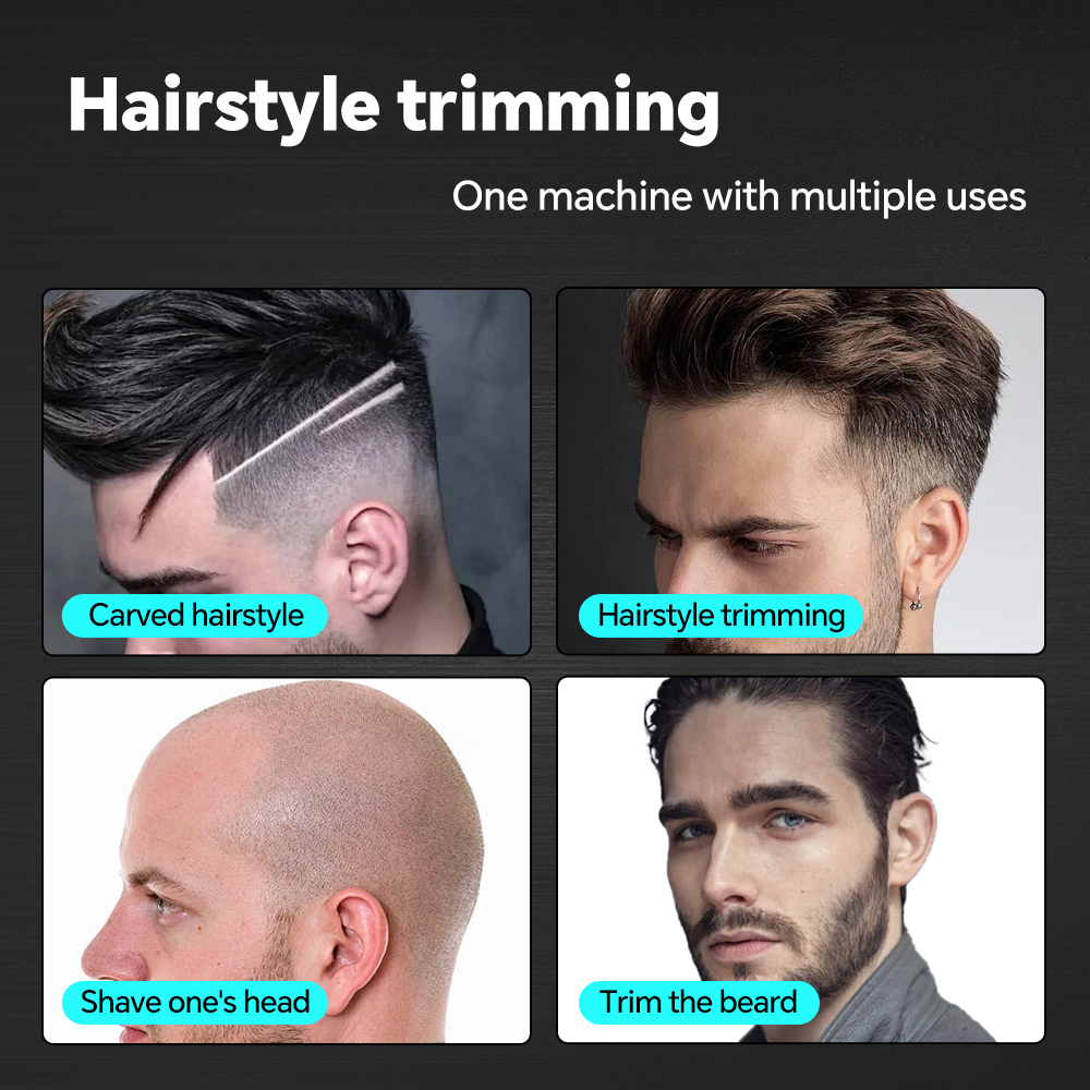 product cordless metal usb rechargeable professional for men electric hair trimmer hair clipper-11