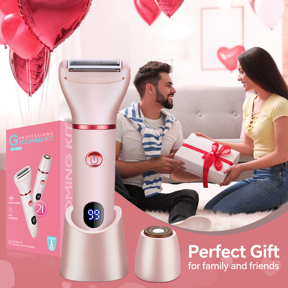 product usb charging lady shaver grooming kit two in one eyebrow trimming nose hair removal new cross border exclusive for household use-16