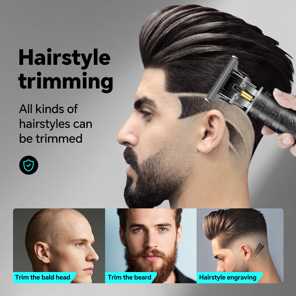 product led display rechargeable electric hair for clipper set new model barber hair cut machine for household and hotel use-11