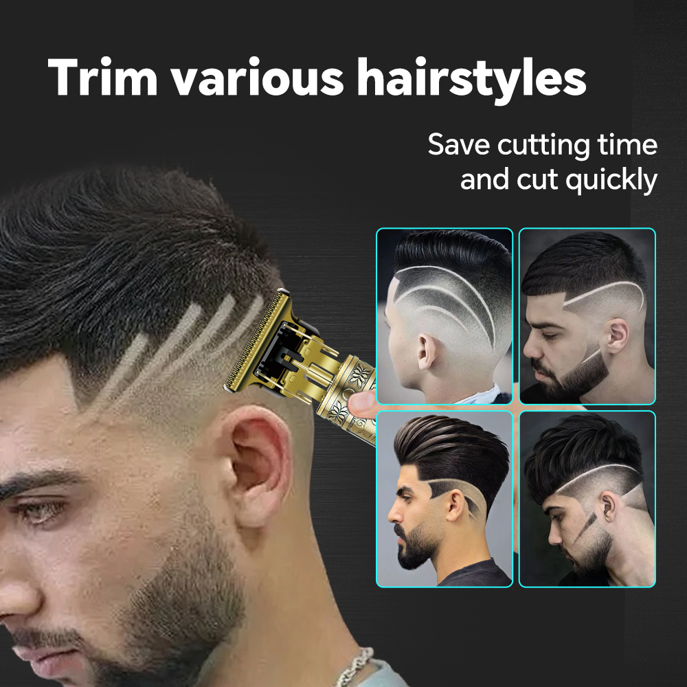 product cordless metal usb rechargeable professional for men electric hair trimmer hair clipper-13