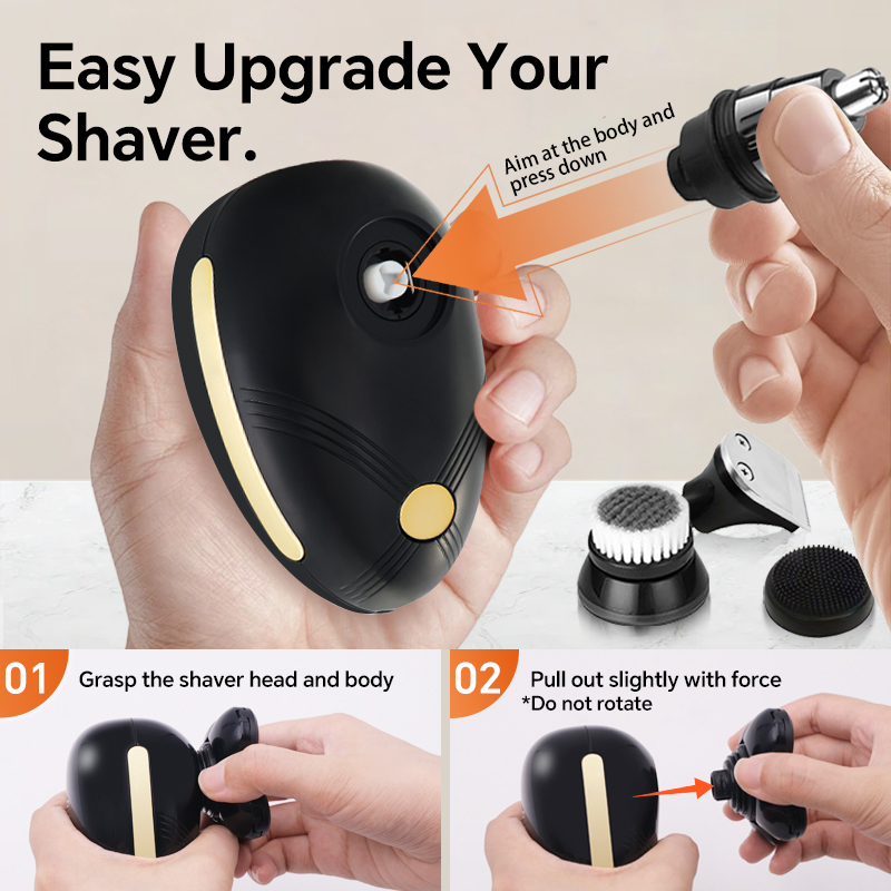 product divine household electric shaver with exclusive five blade system usb charging tool for rv and hotel use-15