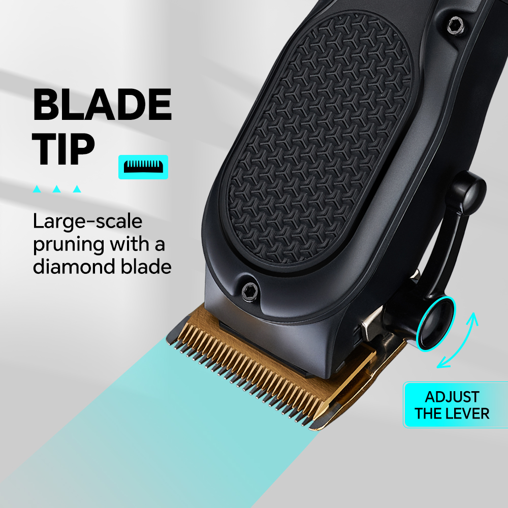 product rechargeable electric hair cut machine for household hotel use new model led display stainless steel english operating791-14