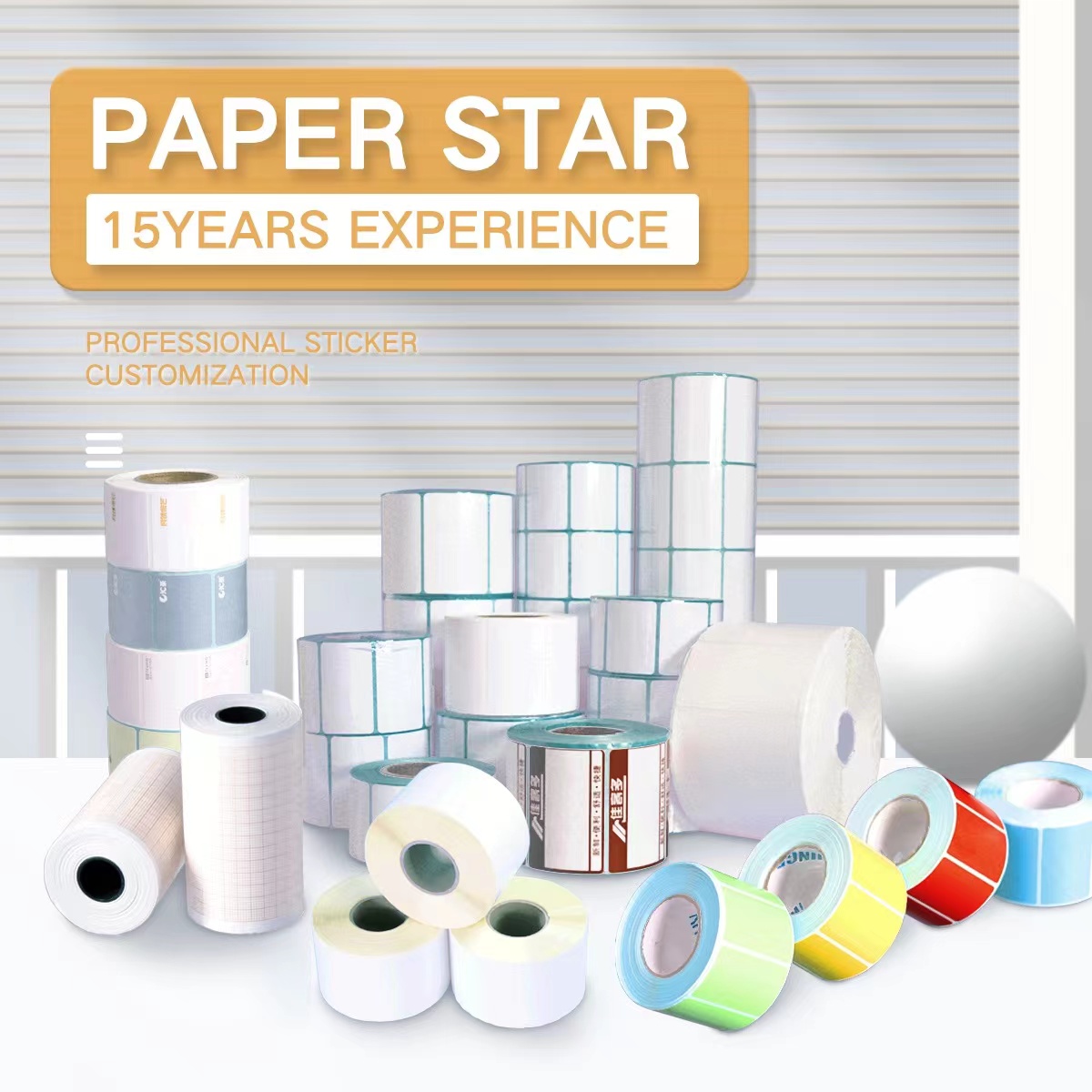 100*150 80*100thermal Paper Roll Waterproof Printed for Labels 80*70 supplier