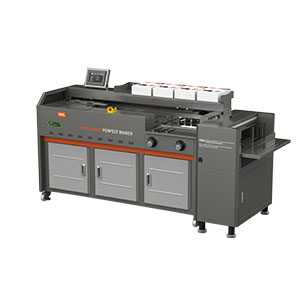 HJ H20L - 425mm/16.73 inç Yeni Besleme Otomatik Kapak Konumu Teknolojisi ile Katlama A3 Kitap Bağlama Makinesi Yüksek Hızlı Sessiz Değişken Frekans Program Denetimli Çift Fan Emme Motoru Üç Yapıştırıcı Tekerlek H20L Yapıştırıcı Verimli B için