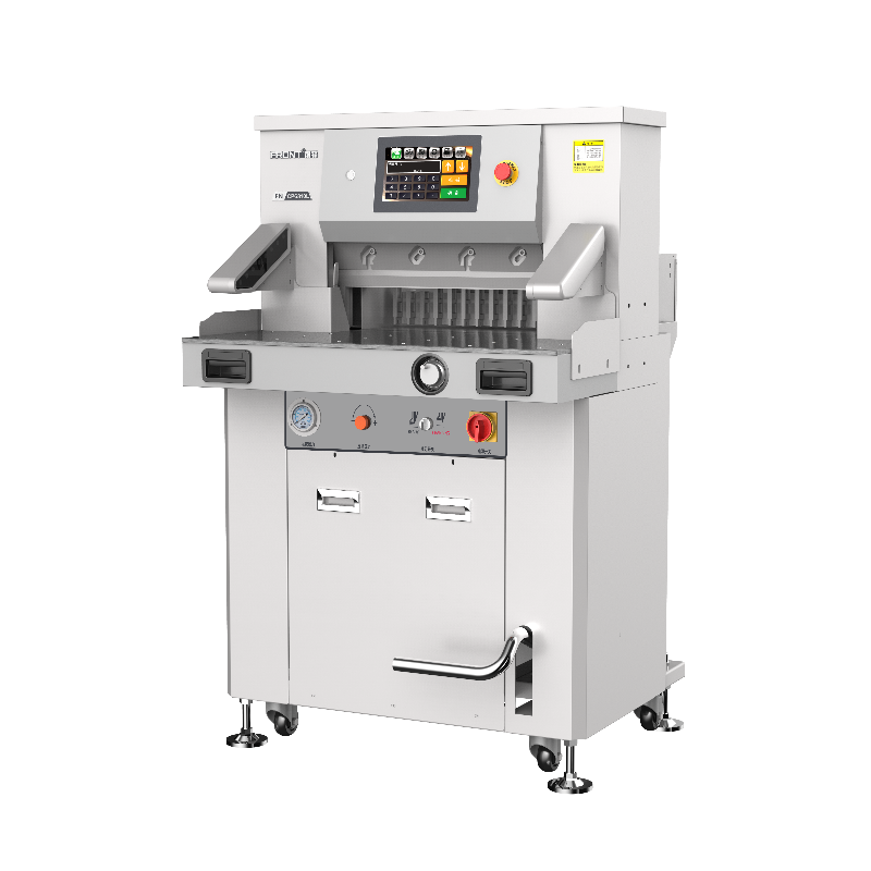 FRONT CP6810L - 680mm/26.77 inç A3 BOYUTLU AĞIR YÜKLENDİRİLMİŞ GİLLOTİN DEĞİŞKEN FREKANS HİDRAULİK KAĞIT KESME MAKİNASI 380V SESİZ KAĞIT KESİM MAKİNASI