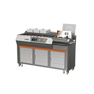 HJ C80S - A3 programlı çift çalışan yapıştırıcı ciltleme makinesi, kitapların ciltlenmesi için frekans dönüşümü yapıştırıcı ciltleyici
