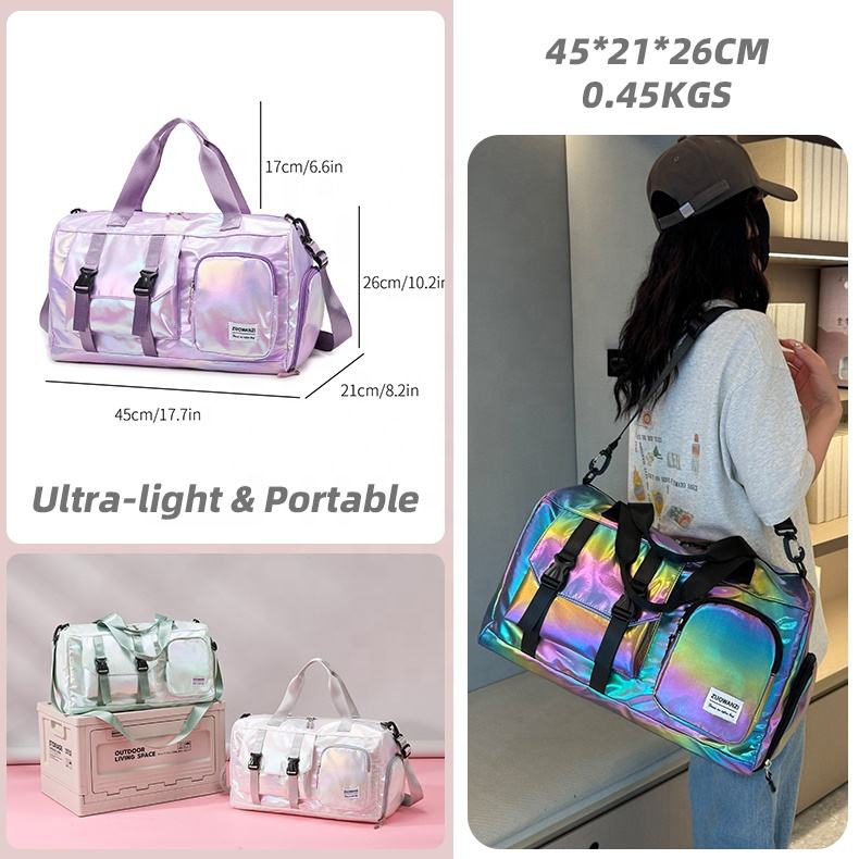 フィットネス愛好家向けの高品質ジムバッグ（シューズ用コンパートメント付き）