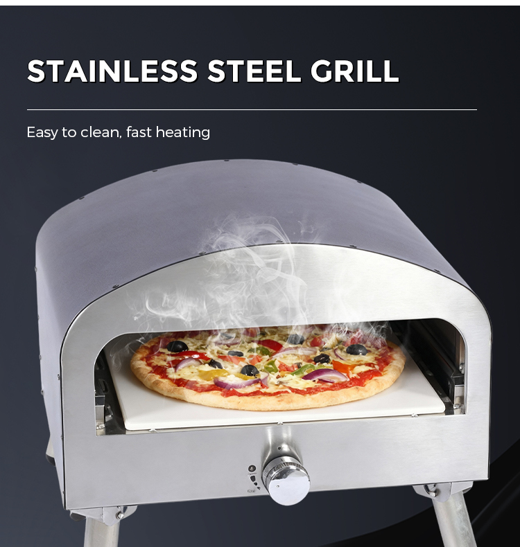 Pizza Oven Garden Kitchen Stainless Steel Portable Small Pizza Oven manufacture