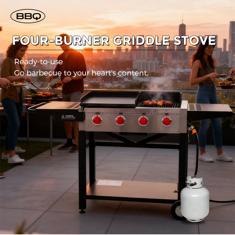 Wholesale High-Power Commercial Barbecue Grill with Plates and Baking Pans Suitable for Outdoor Cooking manufacture
