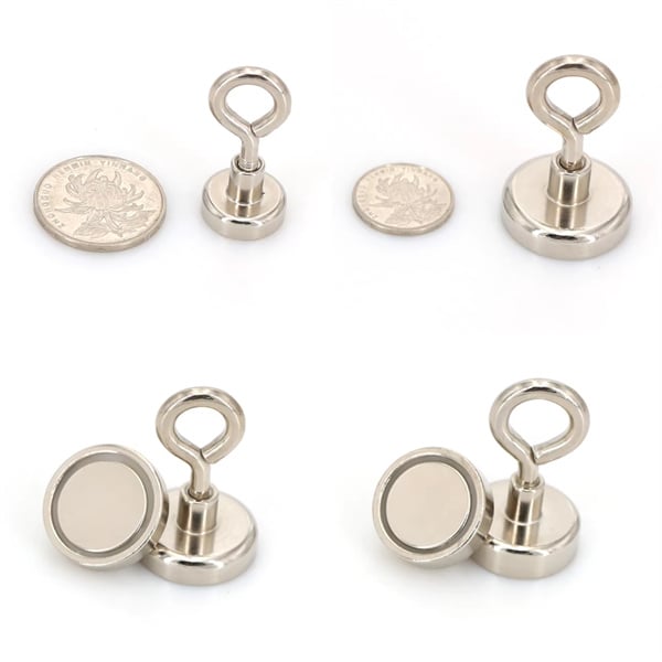 Versatile neodymium magnet hooks for home and office use