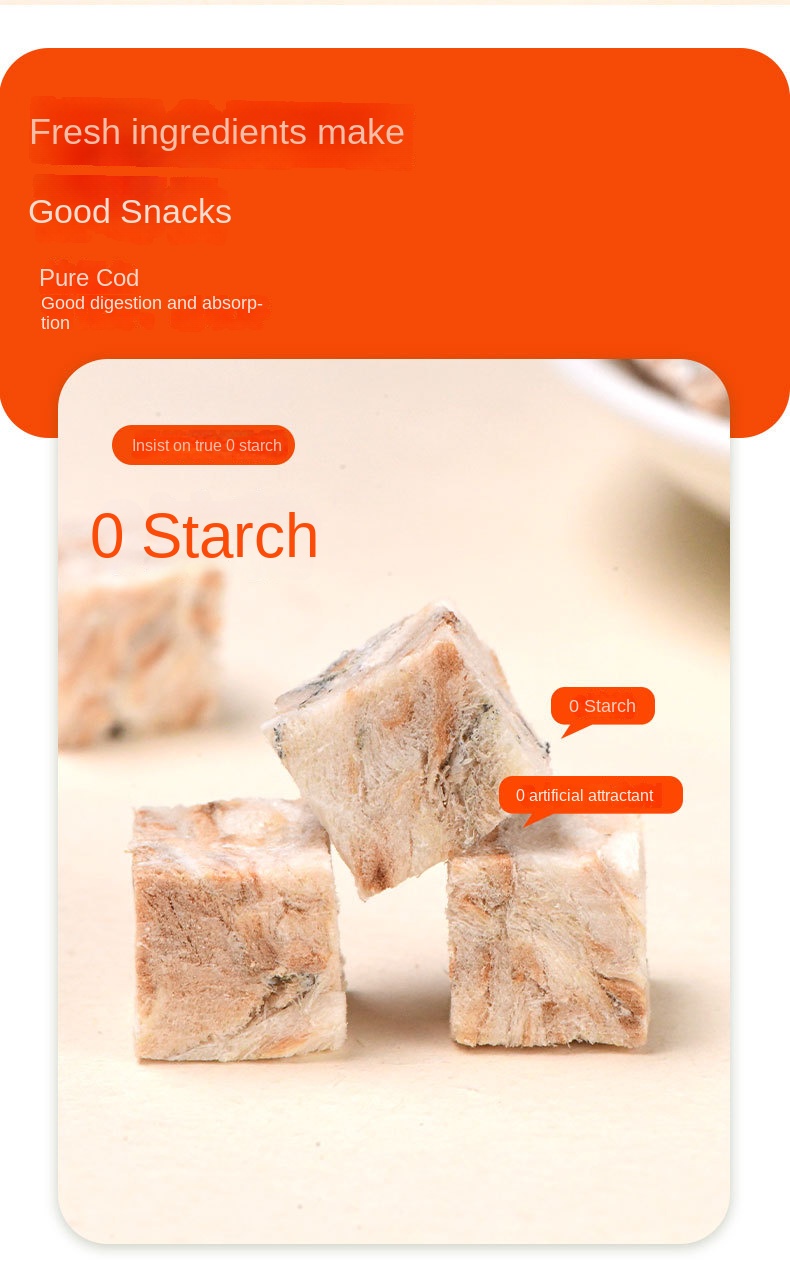 Freeze Dried Fish Pet Snacks 250g Bag Made in Qingdao for Cats & Dogs manufacture