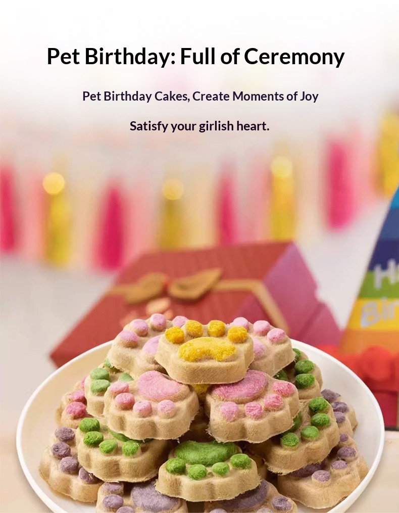 Source Factory Made in China Pet Snacks Cat Dog Claw Cake Suitable Nutrition Matching OEM Customization supplier