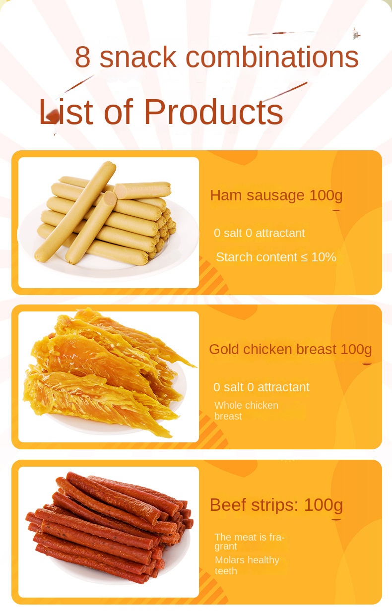 OEM/ODM Dog Snacks Gift Bag 800g Adult Chicken Biscuits Beef Grains Molars Cleaning Wholesale Made in China details