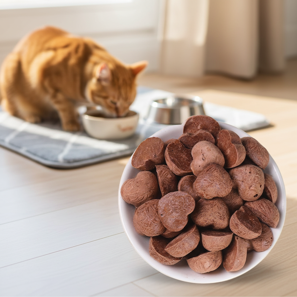 Shandong Brand Freeze-Dried Rabbit Blood Dog Treats High-Protein Eco-Friendly Digestive Health Small Breeds Bulk Bag Snacks supplier