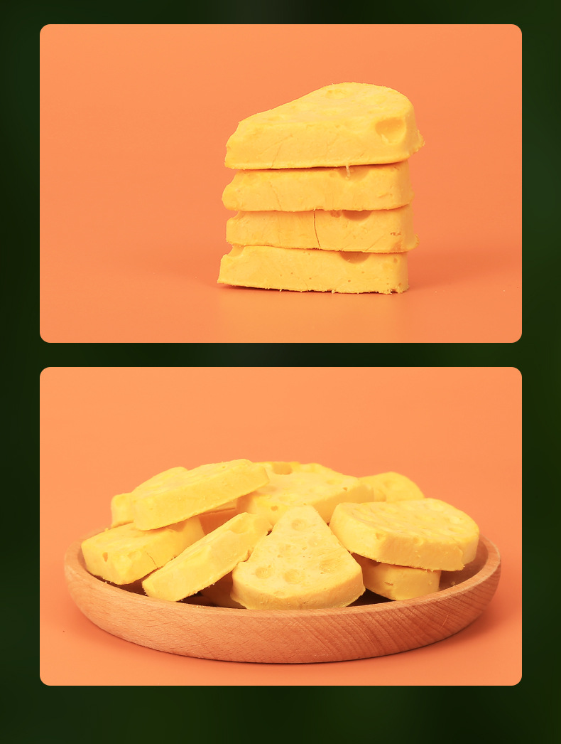 Freeze-dried Cheese Pieces Dog & Cat Snacks Pet Food Mix in Bag Made in China Model DF00804 supplier