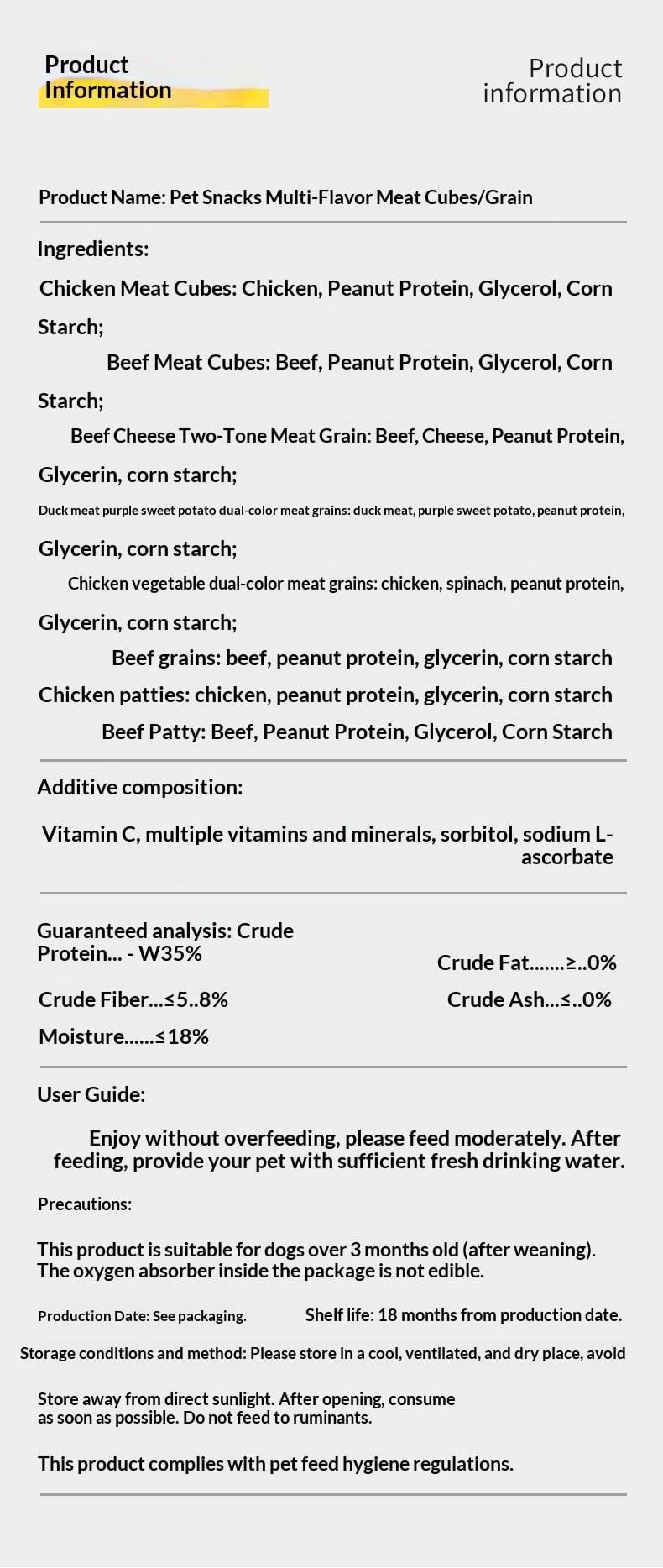 Factory Direct Pet Dog Snacks Beef Pellet Meat Cube Chicken Beef Wafer Cheese Small Packaging manufacture