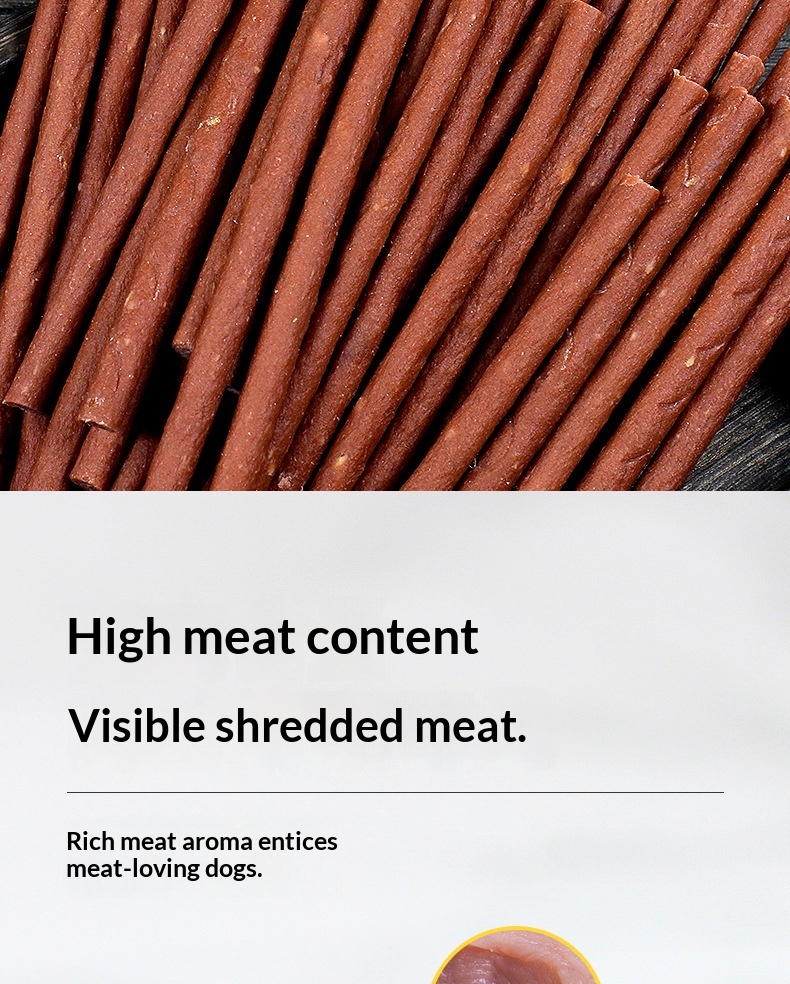 product dog snack beef strip bears small dog chicken stick dried pet food chicken bacon mutton strip 70g vitamins minerals clean teeth-0