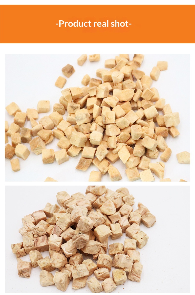 Pet Freeze-Dried Salmon Large Particles Cat & Dog Snacks No Additives Wholesale Made in Weifang Shandong manufacture