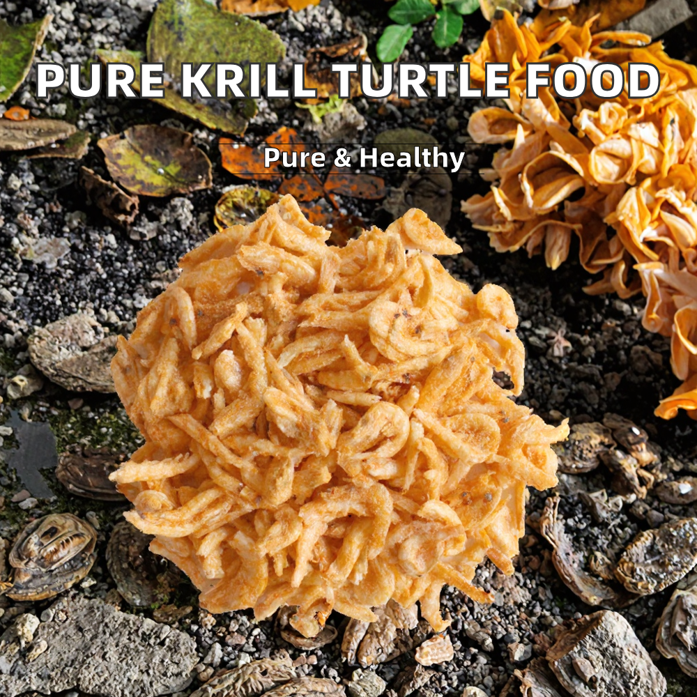 Pure Krill High-Protein Freeze-Dried Koi Fish & Turtle Dry Food with Digestive Health Additives manufacture