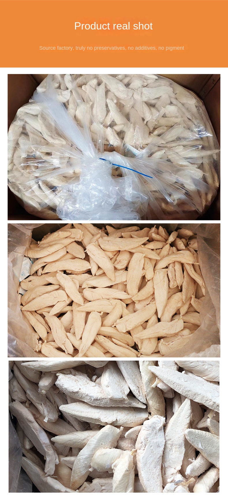 OEM Custom Freeze Dried Chicken & Duck Breast Cat Snacks-No Additives details