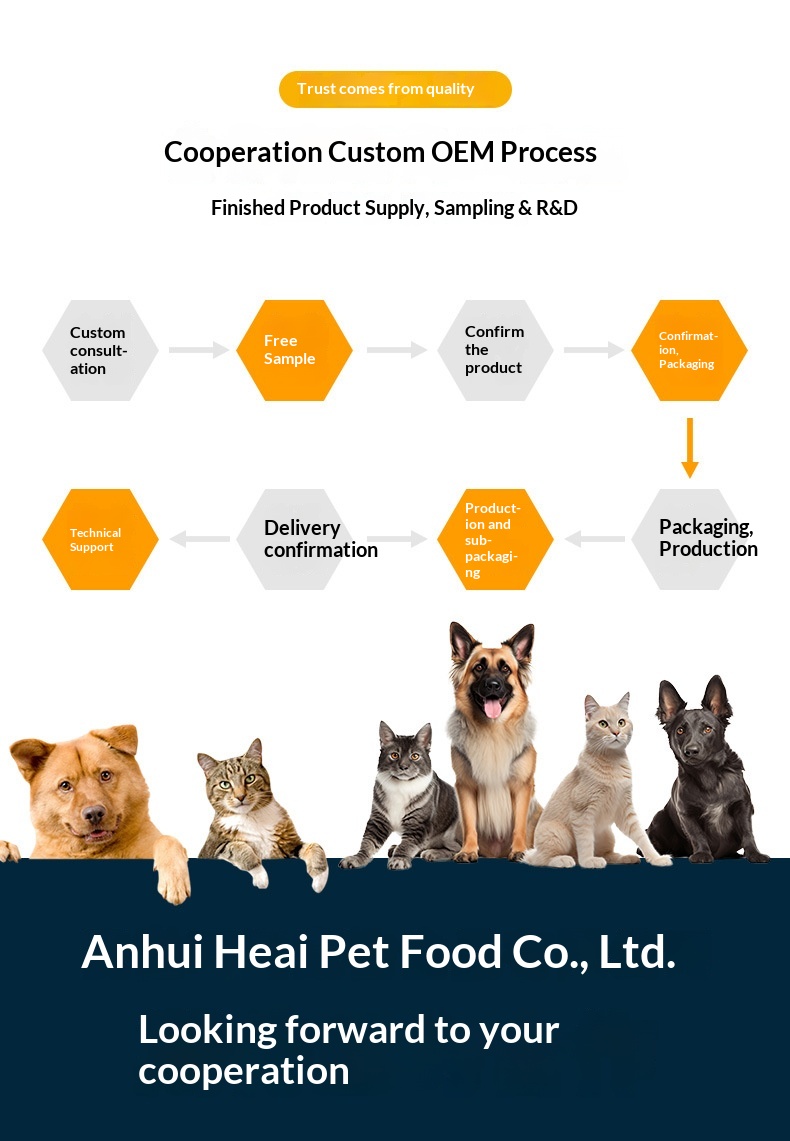 Source Factory Made in China Pet Snacks Cat Dog Claw Cake Suitable Nutrition Matching OEM Customization manufacture