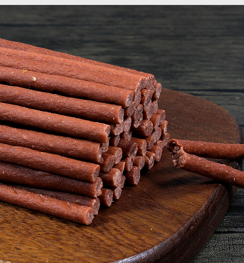 product dog snack beef strip bears small dog chicken stick dried pet food chicken bacon mutton strip 70g vitamins  minerals clean teeth-1