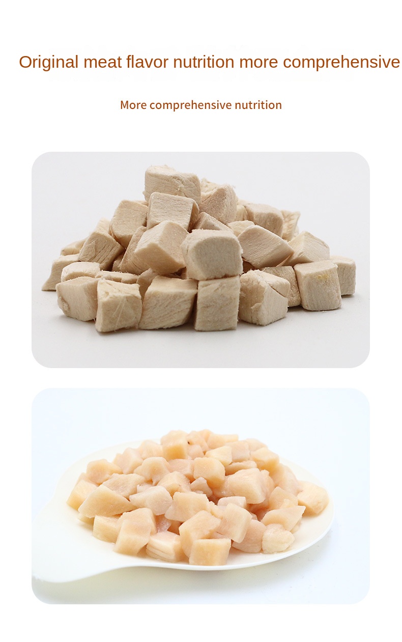 OEM Processing Custom Freeze Dried Pet Snacks with Chicken Duck Quail & Salmon Grains for Chickens Skin & Coat Health factory