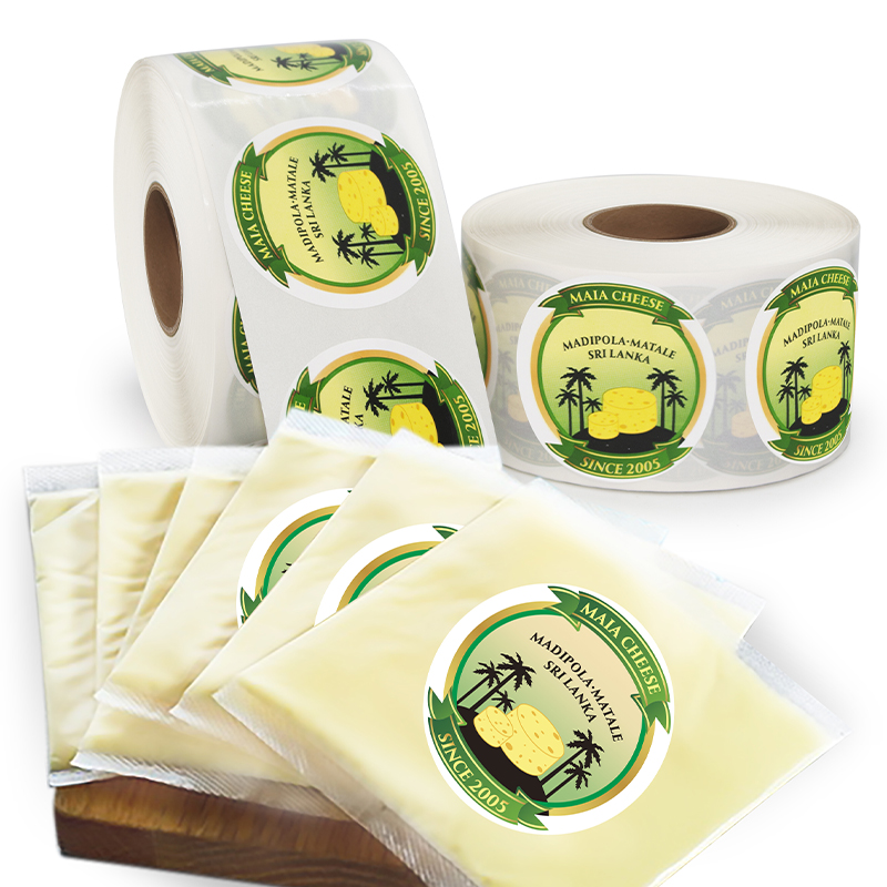 Inkjet Printing BOPP Film White BOPP Labels PP Sticker Synthetic Paper Freezer Label Sticker details