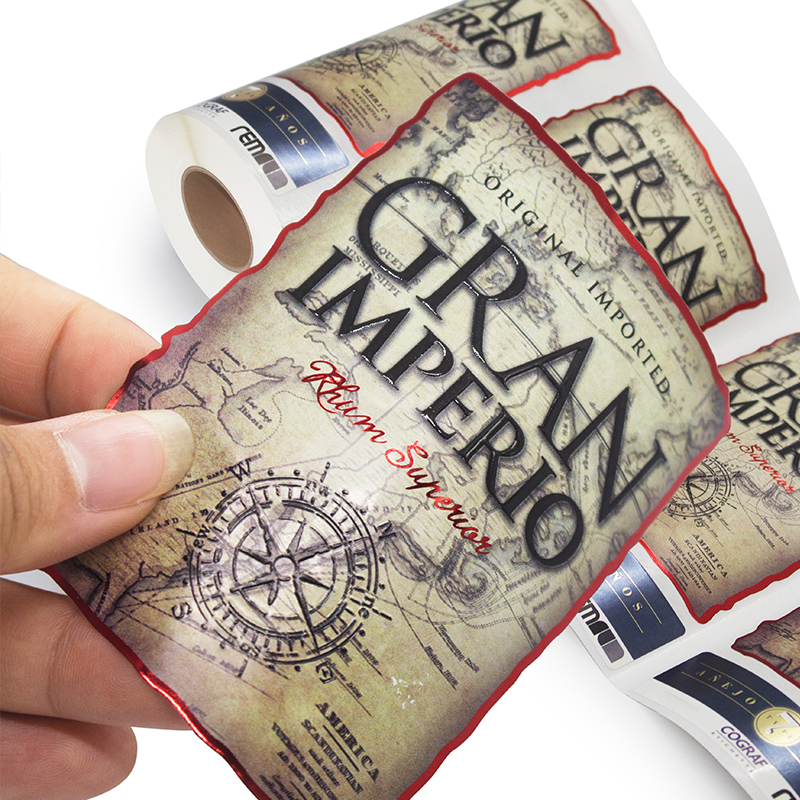 Custom Size Blank Continuous High Gloss Matt Synthetic Adhesive Paper Inkjet Label Roll 102mm 216mm Inkjet Sticker supplier
