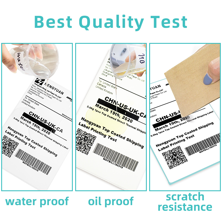 Frozen Food Sticker Labels Food Packaging Sticker for Plastic Waterproof Thermal Blank Food Label supplier