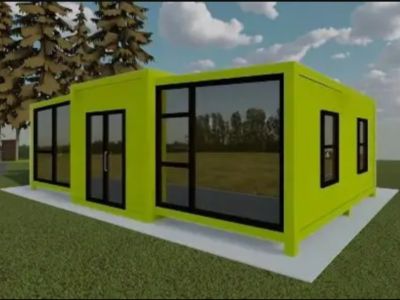Modulárne projekty vysokohustotných kontajnerových domov v urbanistike