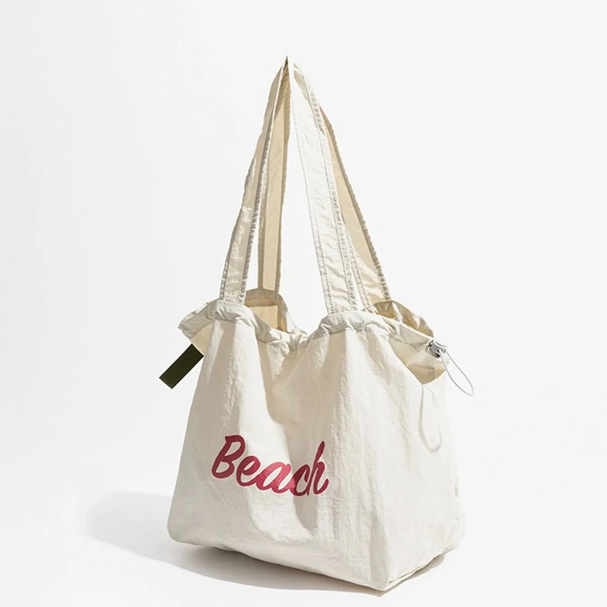 Wholesale Fashion Summer Waterproof Large Canvas Beach Tote Bag with Woman for Vacation Shopping supplier