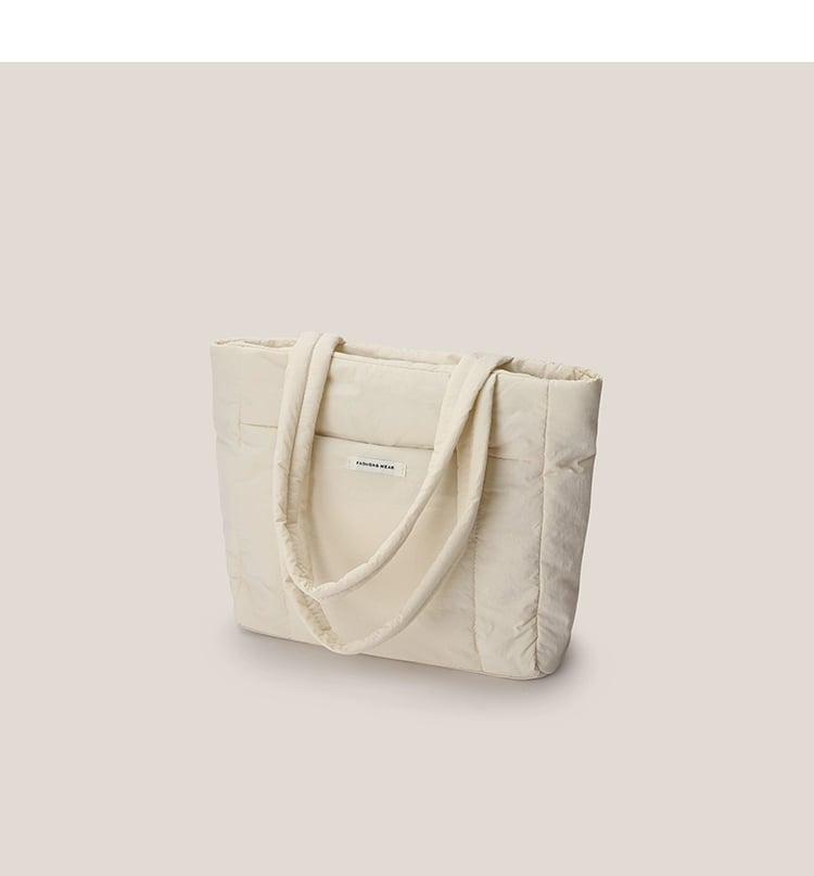 Puffer Shoulder Bag with Soft Hand Feeling Large Capacity Shopping Bag Multi Color Shoulder Bag for Women supplier