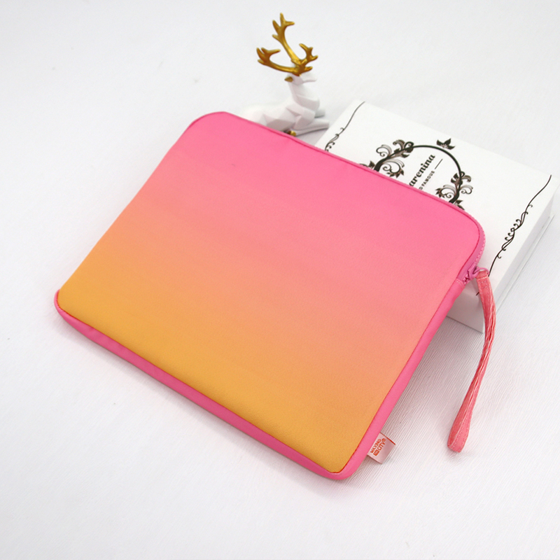 NEW Design Laptop Case Dust-proof Anti-fall Soft Lining 11/13/15 Ins Cute Cow Pattern Laptop Tablet Handbag for Outdoor Bag manufacture