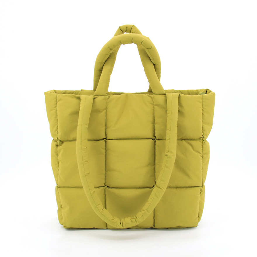 Womens Large Crossbody Weekender Soft Padded Puffy Shopper Tote Bag Puffer Quilted Shoulder Handbag supplier