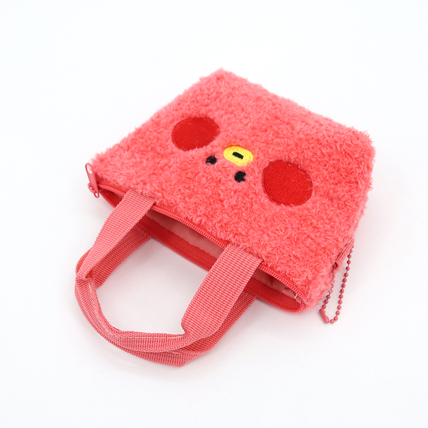 Custom Fashion Mini Teddy Fleece Crossbody Bag Sherpa Fleece Handbag Purse RPET Tote Bag for Women Winter Plush Texture Handbag manufacture