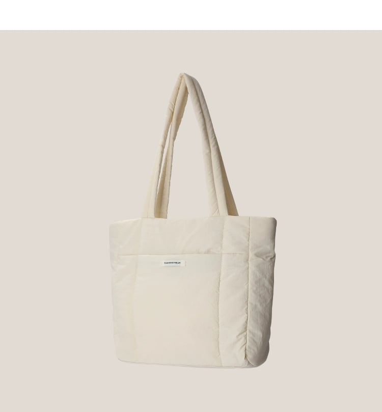 Puffer Shoulder Bag with Soft Hand Feeling Large Capacity Shopping Bag Multi Color Shoulder Bag for Women manufacture