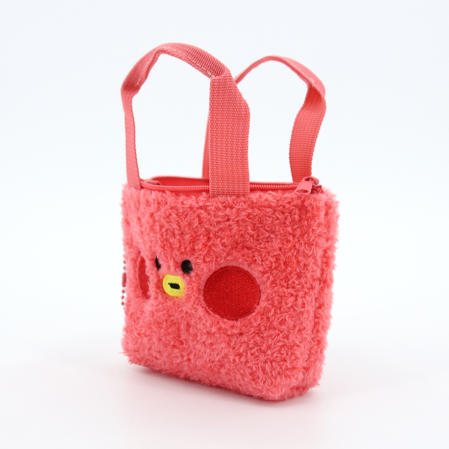 Custom Fashion Mini Teddy Fleece Crossbody Bag Sherpa Fleece Handbag Purse RPET Tote Bag for Women Winter Plush Texture Handbag supplier