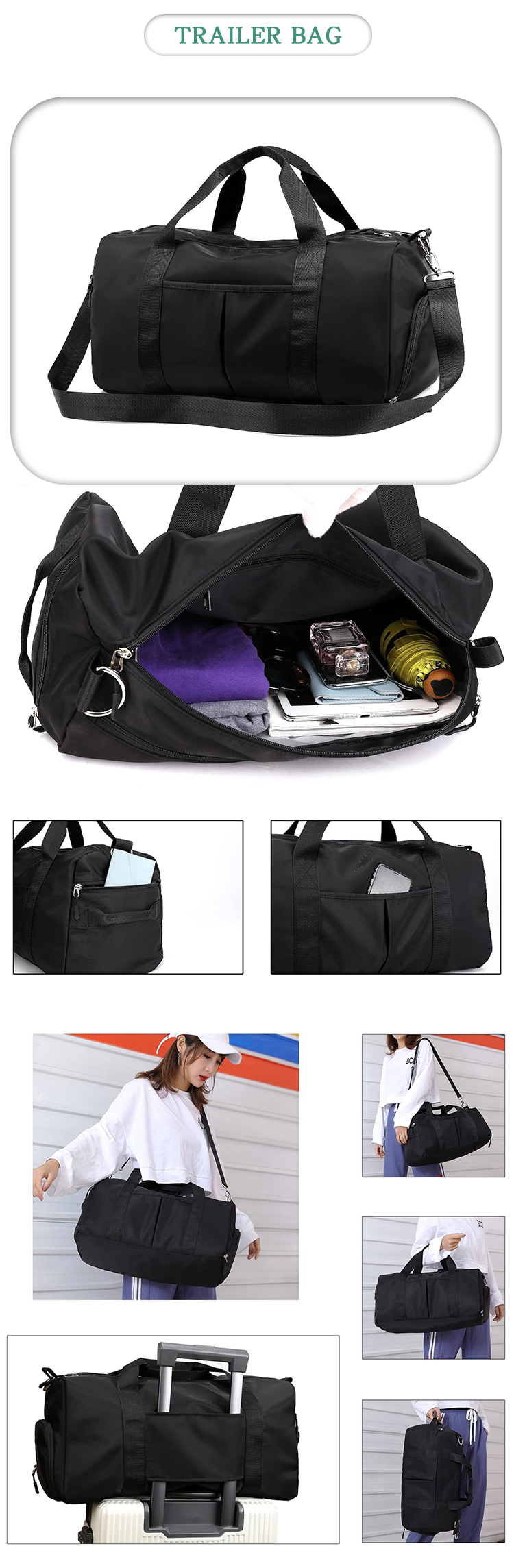 Wholesale Outdoor Waterproof Large Capacity Beach Bag Duffle Weekend Man Gym Travel Bags for Women Unisex Custom Travelling Bag manufacture